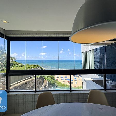 Apartamento Completo Com Vista Mar E Pe Na Areia Salvador Exterior foto