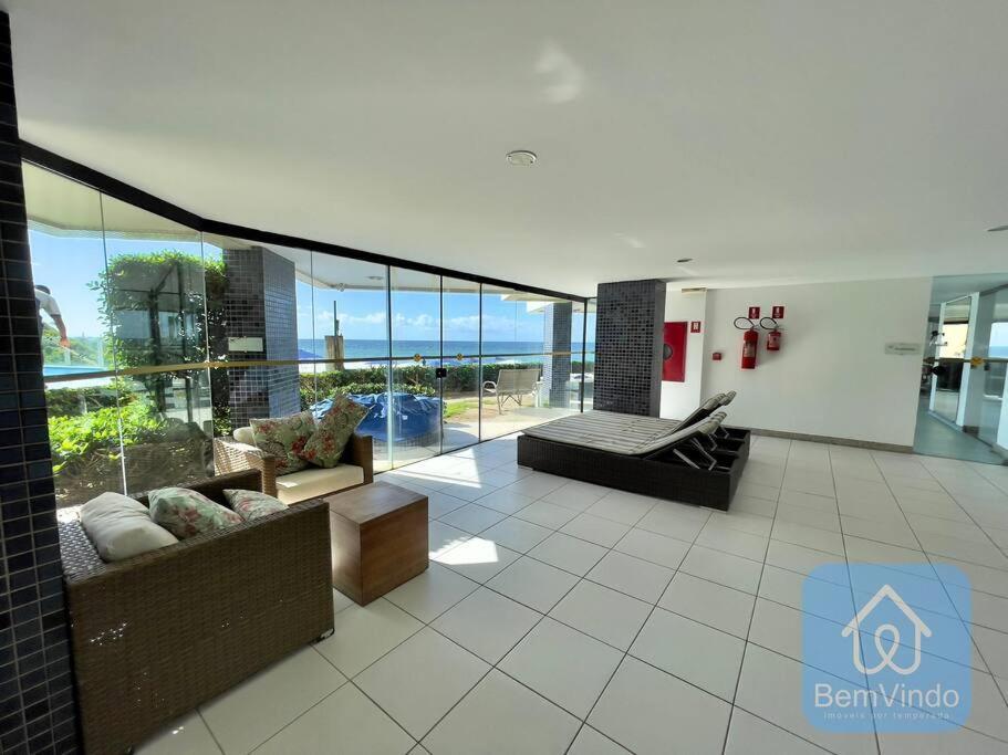 Apartamento Completo Com Vista Mar E Pe Na Areia Salvador Exterior foto